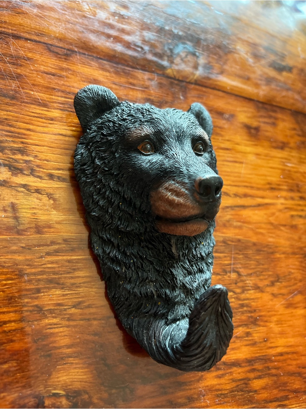 Black Bear Head Wall Hook - Decorative Home Wall Decor